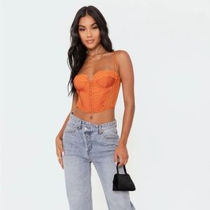 NEW WITH TAGS Payton Lace Corset 🧡🍊🍑